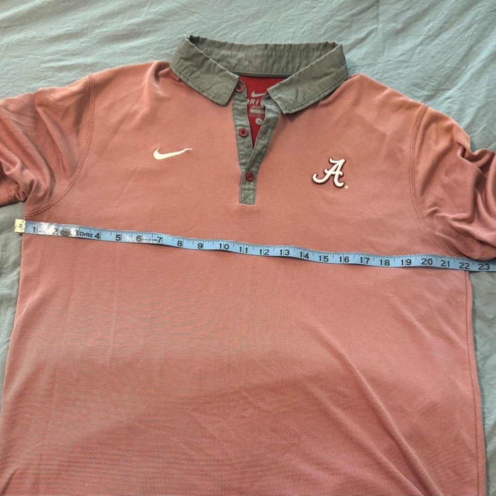 Alabama Crimson Tide Nike Dri Fit Men's Polo Size Large - Picture 7 of 12